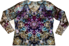 Load image into Gallery viewer, Ladies XL long sleeve, mandala tie dye
