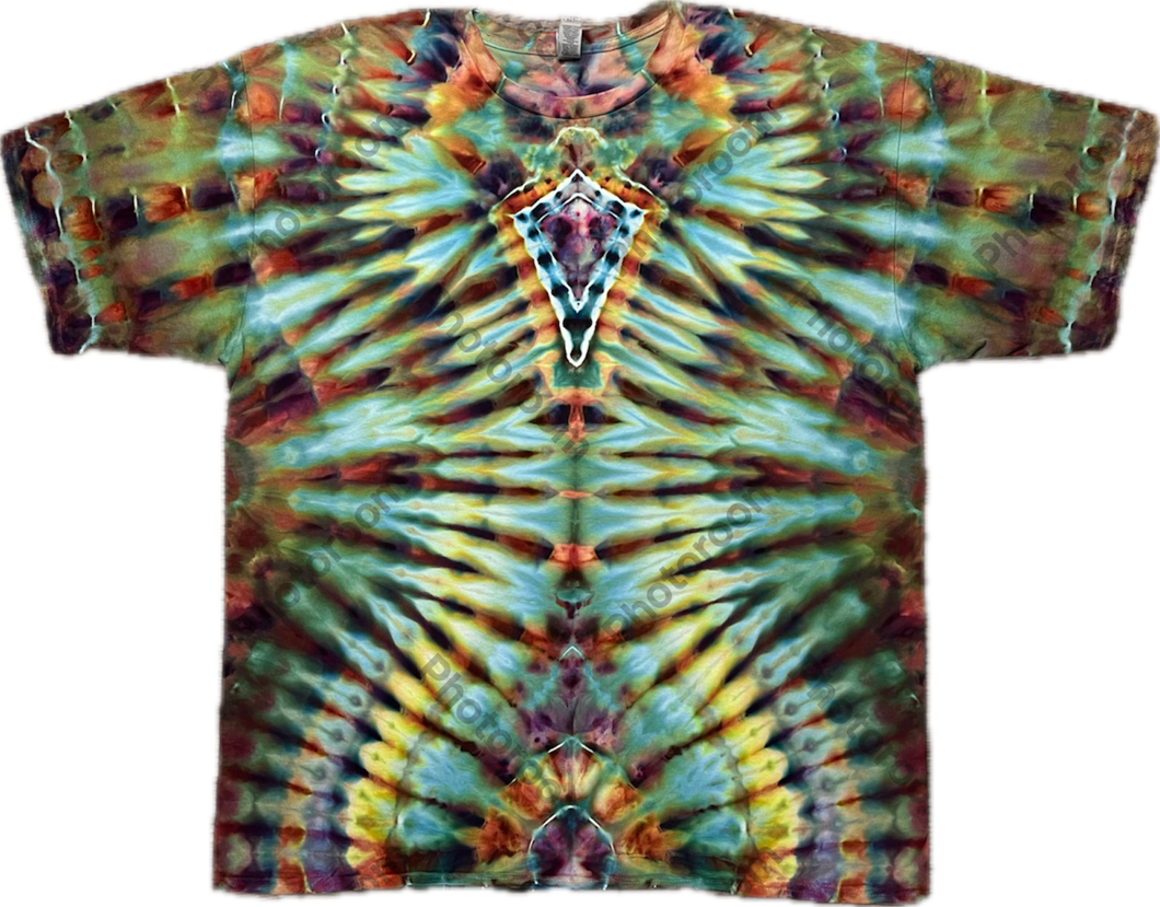 2XL Tshirt, tie dye design