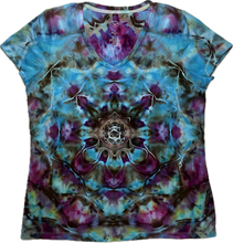 Load image into Gallery viewer, Ladies Medium Tshirt, mandala tie dye
