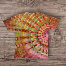 Load image into Gallery viewer, Large Tshirt, sunburst tie dye
