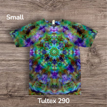 Load image into Gallery viewer, Small Tshirt,  mandala tie dye
