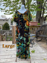 Load image into Gallery viewer, Ladies large dress, reverse geode tie dye
