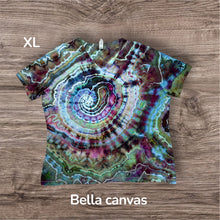 Load image into Gallery viewer, Ladies XL Tshirt,  geode tie dye
