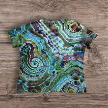 Load image into Gallery viewer, Ladies XL Tshirt,  geode tie dye
