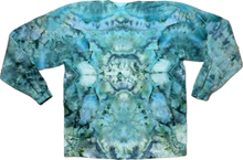 Load image into Gallery viewer, XL long sleeve Tshirt, mandala tie dye
