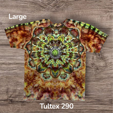 Load image into Gallery viewer, Large Tshirt, mandala tie dye
