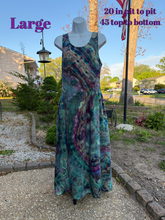 Load image into Gallery viewer, Ladies large dress, geode tie dye
