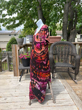 Load image into Gallery viewer, Ladies large dress, reverse geode tie dye
