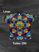 Load image into Gallery viewer, Large Tshirt, mandala tie dye

