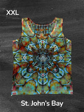 Load image into Gallery viewer, Ladies XXL tank, mandala tie dye
