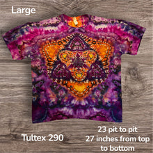 Load image into Gallery viewer, Large Tshirt, reverse tie dye

