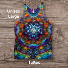 Load image into Gallery viewer, Large tank, mandala tie dye
