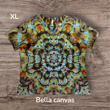 Load image into Gallery viewer, Ladies XL Tshirt, mandala tie dye
