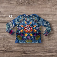 Load image into Gallery viewer, Ladies XL long sleeve, mandala tie dye
