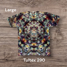 Load image into Gallery viewer, Large Tshirt, mandala tie dye
