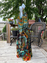 Load image into Gallery viewer, Ladies large dress, reverse geode tie dye
