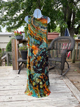 Load image into Gallery viewer, Ladies large dress, reverse geode tie dye
