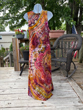Load image into Gallery viewer, Ladies Medium midi dress, reverse tie dye
