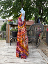 Load image into Gallery viewer, Ladies Medium midi dress, reverse tie dye
