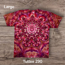 Load image into Gallery viewer, Large Tshirt, mandala tie dye

