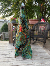 Load image into Gallery viewer, Ladies large maxi dress, reverse geode tie dye
