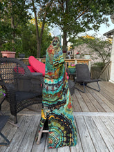 Load image into Gallery viewer, Ladies large maxi dress, reverse geode tie dye
