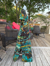 Load image into Gallery viewer, Ladies XL maxi dress, reverse tie dye
