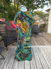 Load image into Gallery viewer, Ladies XL maxi dress, reverse tie dye
