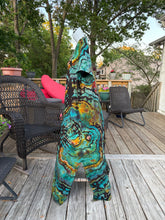 Load image into Gallery viewer, Ladies XL maxi dress, reverse tie dye
