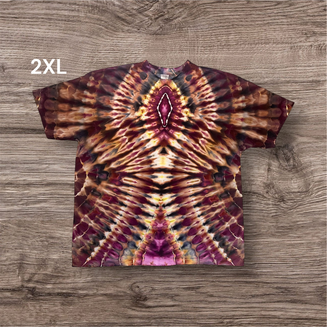 Adult 2XL Tshirt,  tie dye design