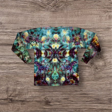 Load image into Gallery viewer, Large long sleeve Tshirt, mandala tie dye
