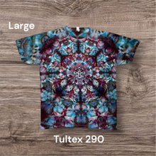 Load image into Gallery viewer, Large Tshirt, mandala tie dye
