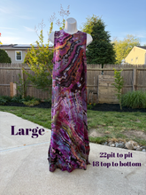 Load image into Gallery viewer, Ladies large dress, reverse geode tie dye
