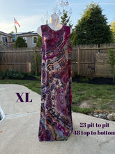 Load image into Gallery viewer, Ladies XL dress, reverse tie dye

