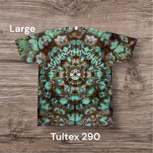 Load image into Gallery viewer, Large Tshirt, mandala tie dye
