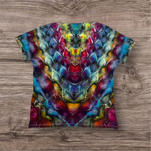 Load image into Gallery viewer, Ladies Large Tshirt, tie dye design
