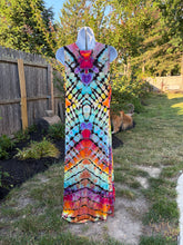 Load image into Gallery viewer, Ladies large dress, reverse tie dye
