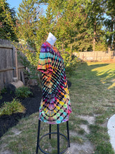 Load image into Gallery viewer, Ladies Medium tshirt dress,  reverse tie dye
