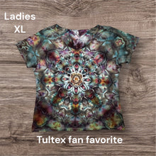 Load image into Gallery viewer, Ladies XL Tshirt, mandala tie dye
