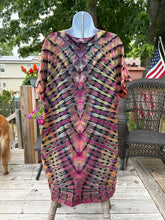 Load image into Gallery viewer, Ladies XXL dress, reverse tie dye

