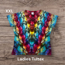 Load image into Gallery viewer, Ladies XXL Tshirt, tie dye design
