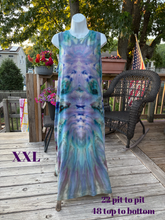 Load image into Gallery viewer, Ladies XXL dress,  tie dye design
