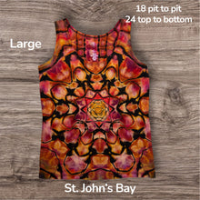 Load image into Gallery viewer, Ladies Large tank, reverse mandala
