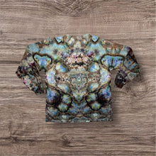 Load image into Gallery viewer, Adult 2XL long sleeve Tshirt, mandala tie dye
