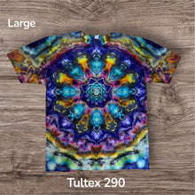 Load image into Gallery viewer, Large Tshirt, mandala tie dye
