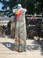 Load image into Gallery viewer, Ladies XL dress, geode tie dye
