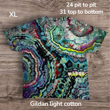 Load image into Gallery viewer, XL Tshirt, reverse tie dye
