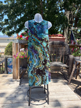 Load image into Gallery viewer, Ladies large dress, reverse geode tie dye
