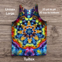 Load image into Gallery viewer, Large tank, mandala tie dye
