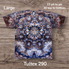 Load image into Gallery viewer, Large Tshirt, mandala tie dye
